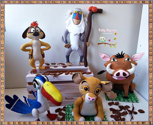 Festa Rei Leão Kit com 5 Peças