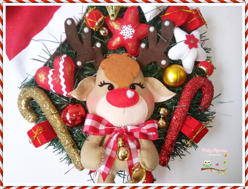 Guirlanda De Natal Em Feltro