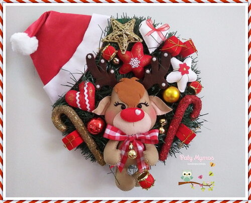 Guirlanda De Natal Em Feltro