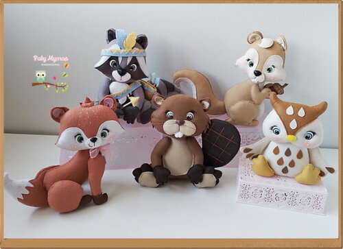 Kit Festa Bosque Encantado com 10 Peças
