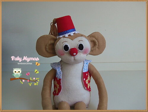 Macaco em Feltro