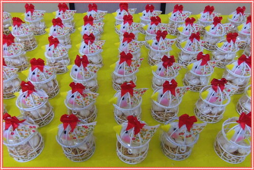 Mini Gaiola com Passarinho em Feltro