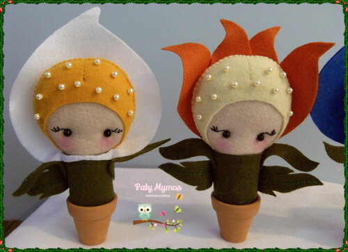 Pocket Flores e Cogumelo para Lembrancinha