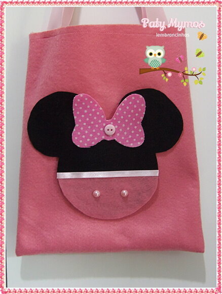 Sacolinhas Da Minnie Rosa