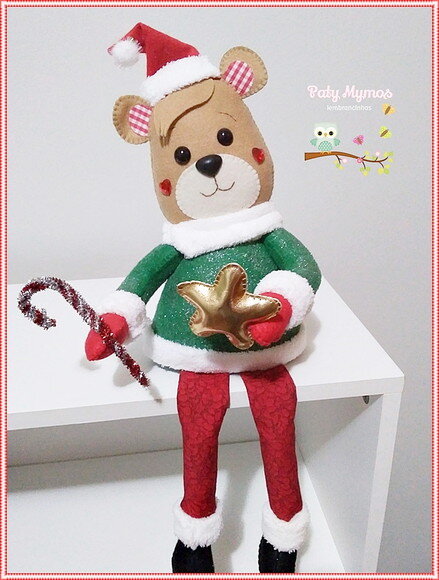 Urso Natalino para Decoração