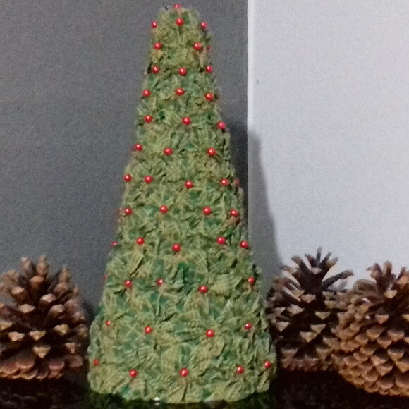 Árvore de Natal em Fuxico
