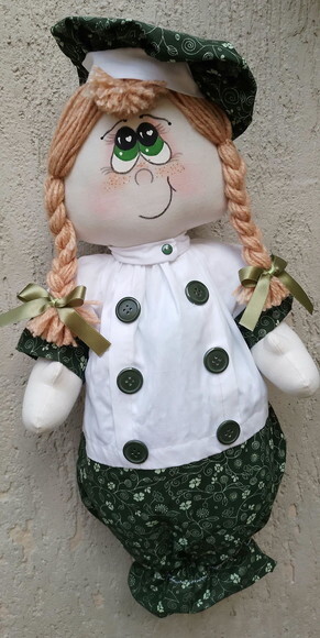 Boneca de Pano Puxa Saco
