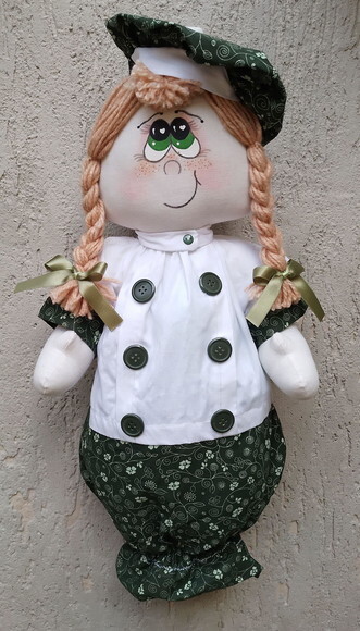 Boneca de Pano Puxa Saco