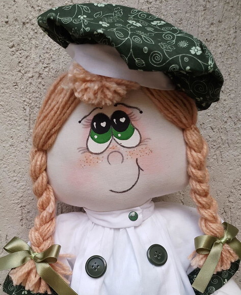 Boneca de Pano Puxa Saco