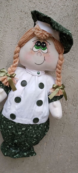Boneca de Pano Puxa Saco