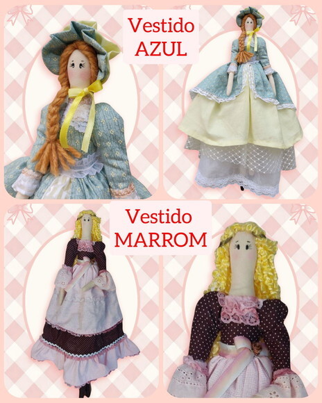 Boneca de Pano Tilda. Vendidas Separadamente