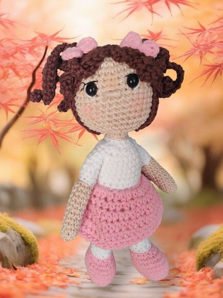 Boneca em Amigurumi