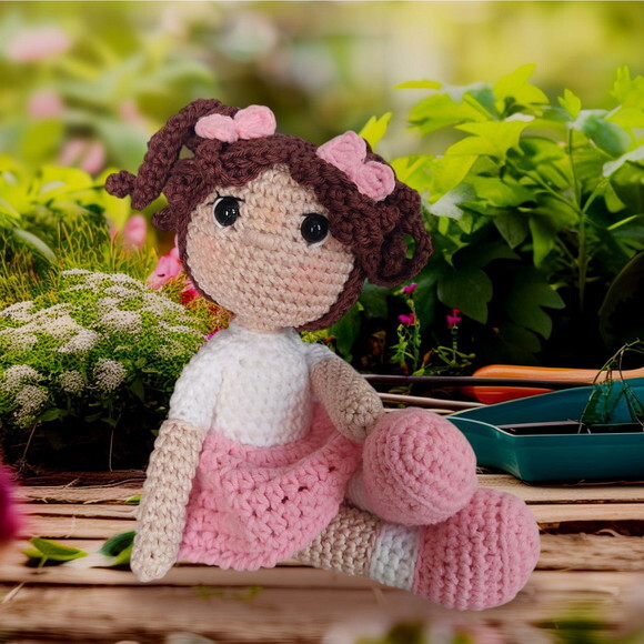 Boneca em Amigurumi