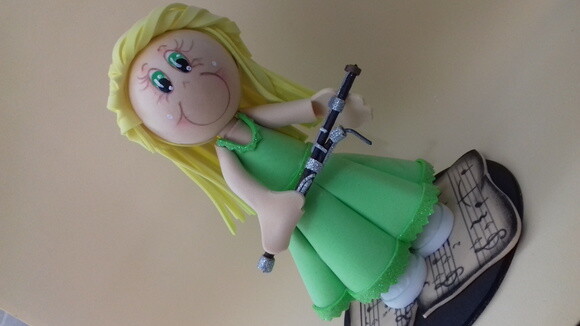 Boneca musicista EVA3D