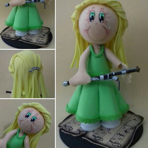 Boneca musicista EVA3D