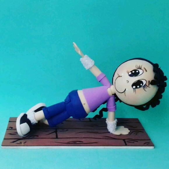 Boneca pilates EVA 3D