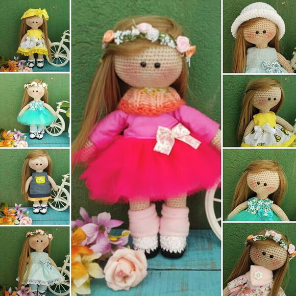 Boneca Russa Amigurumi