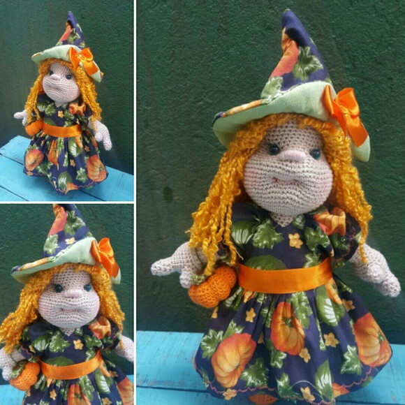 Bruxinha amigurumi
