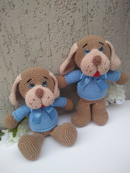 Cachorrinho em amigurumi