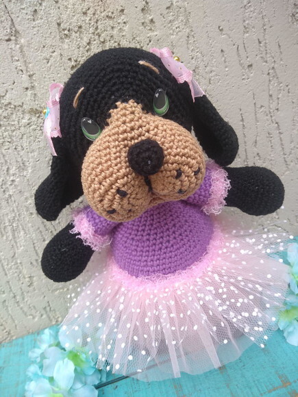 Cachorrinho em Amigurumi