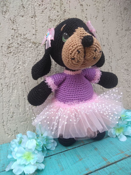 Cachorrinho em Amigurumi