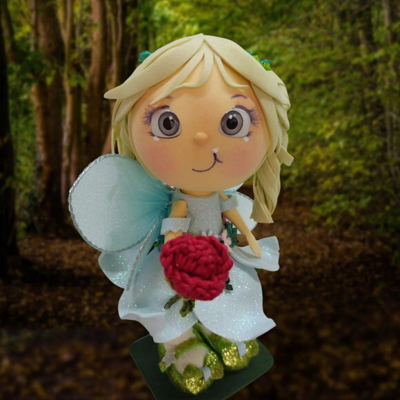 Caneta Fadas e Menina Flor * Vendidas Separadamente