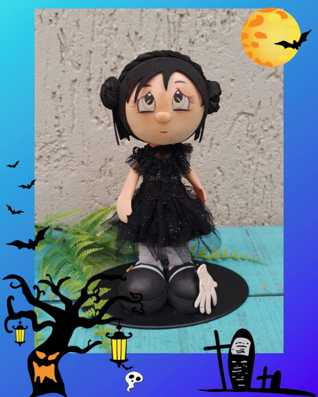 Caneta Wandinha Eva 3d