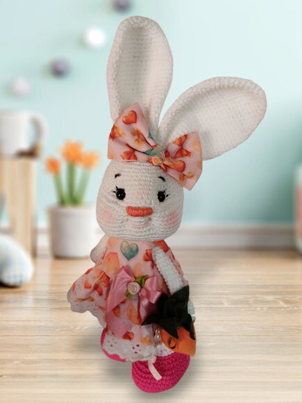 Coelha Sorridente Amigurumi