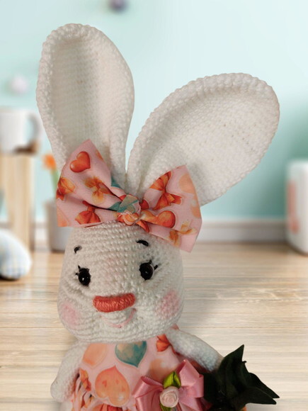 Coelha Sorridente Amigurumi
