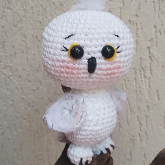 Corujinha Edwiges Amigurumi