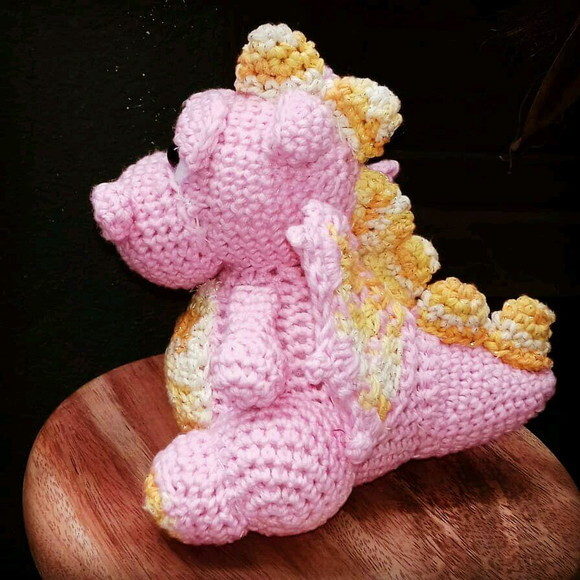 Dragão Amigurumi