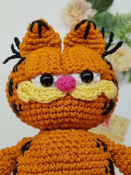 Garfield em Amigurumi
