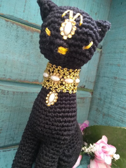 Gata Bastet Amigurumi