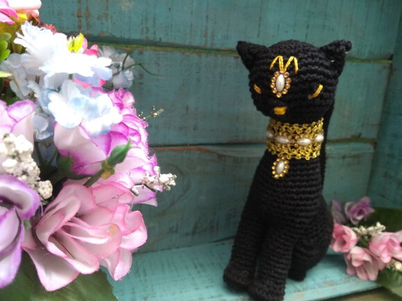 Gata Bastet Amigurumi