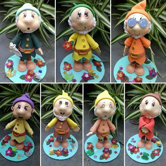 Kit Branca de neve 18cm * 10 peças