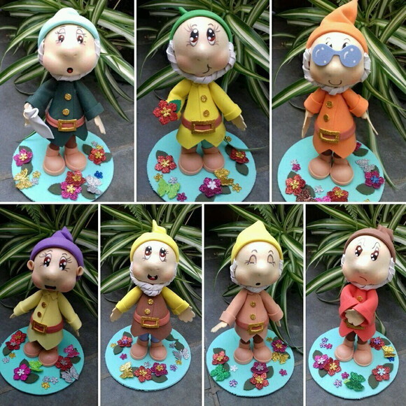 Kit Branca de neve 18cm * 10 peças