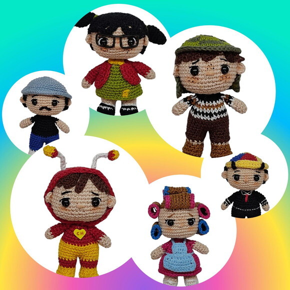 Kit Turma do Chaves - 6 Personagens