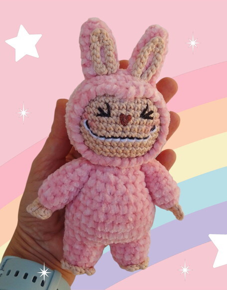 Labubu em Amigurumi