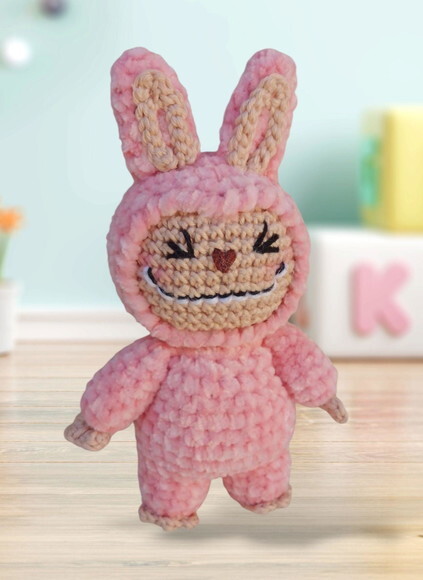 Labubu em Amigurumi