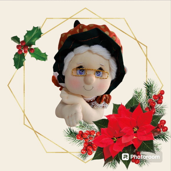 Mamãe Noel de Pano