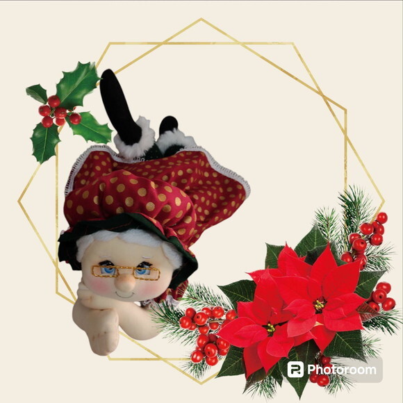 Mamãe Noel de Pano