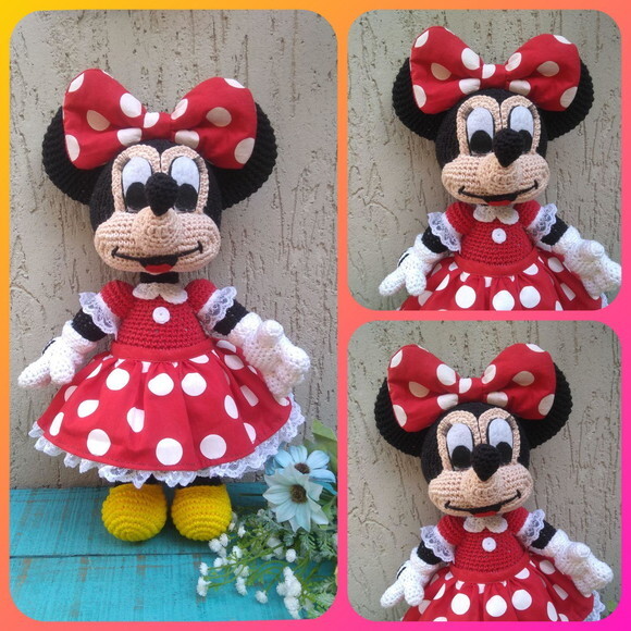 Minnie De Crochê * Amigurumi