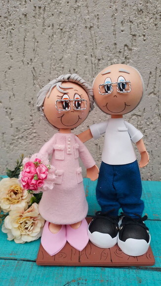 Noivinhos * Topo de Bolo * Bodas de Diamantes