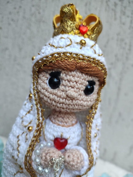 Nossa Senhora de Fátima Amigurumi