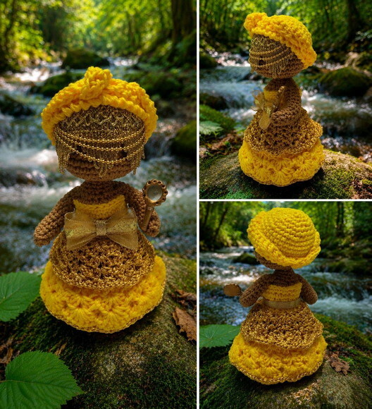Oxum Em Amigurumi