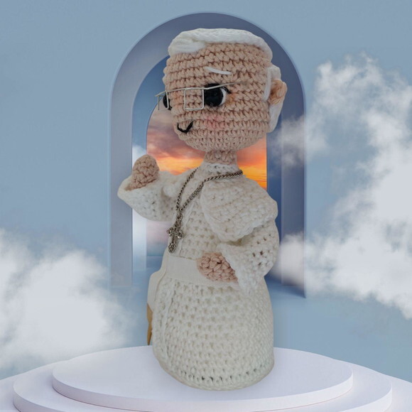 Papa em Amigurumi