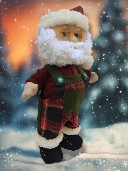 Papai Noel em Tecido