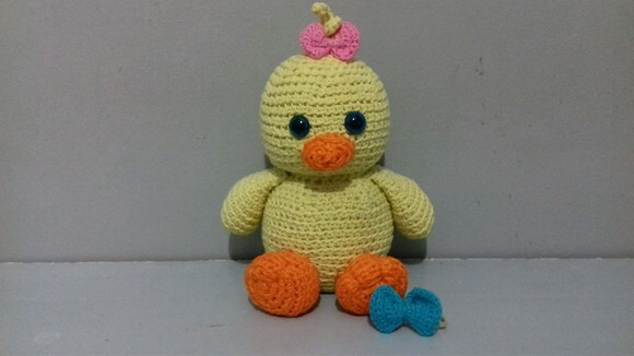 Patinho de crochê * Amigurumi