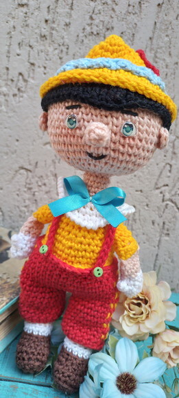 Pinóquio Em Amigurumi