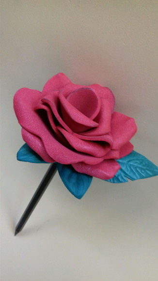 Ponteira de lápis botão de rosa